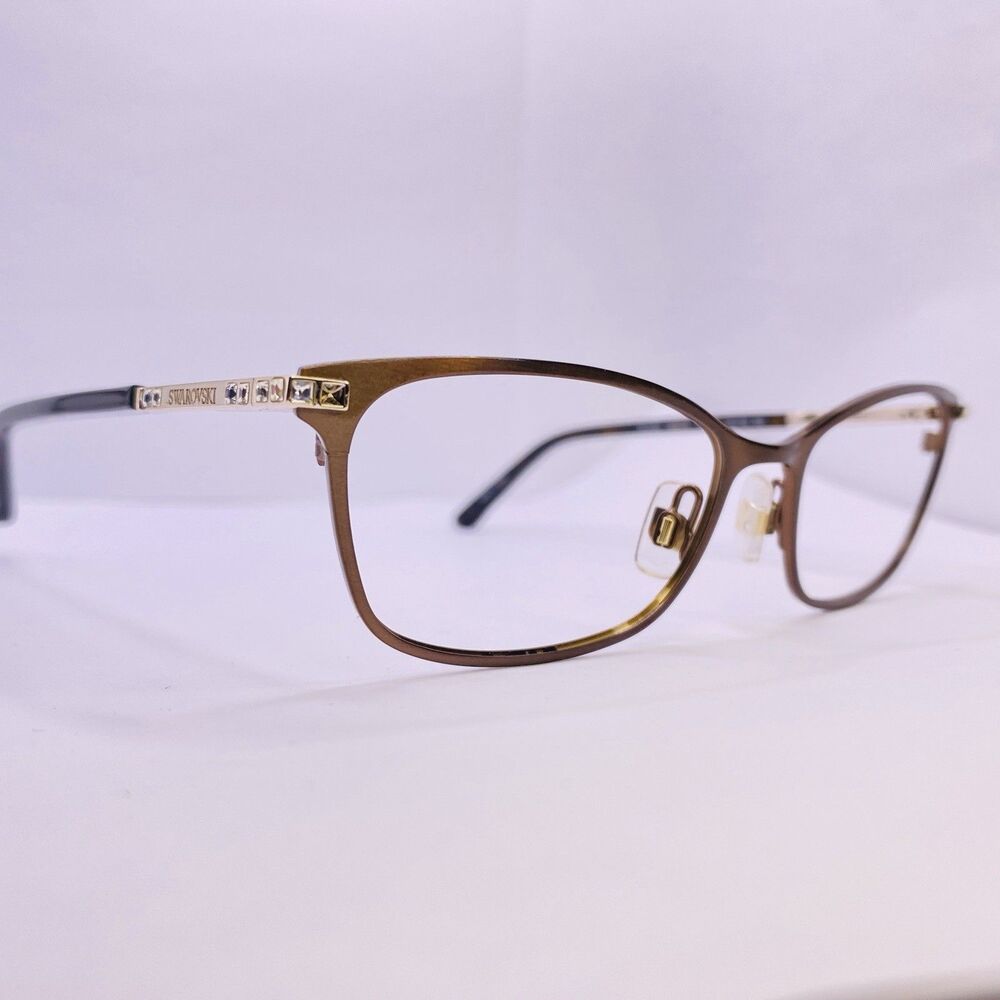Swarovski Eyeglasses Frames Authentic Goldie SW5187 Col.049 51 [] 16 135 Bronze